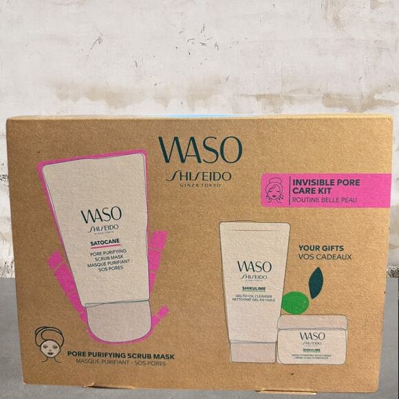 Shiseido WASO Invisible Pore Care Kit NIB